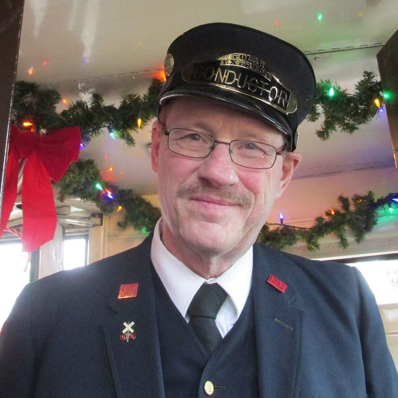 Bob Roberts conducting trains Bob Roberts conducting trains
