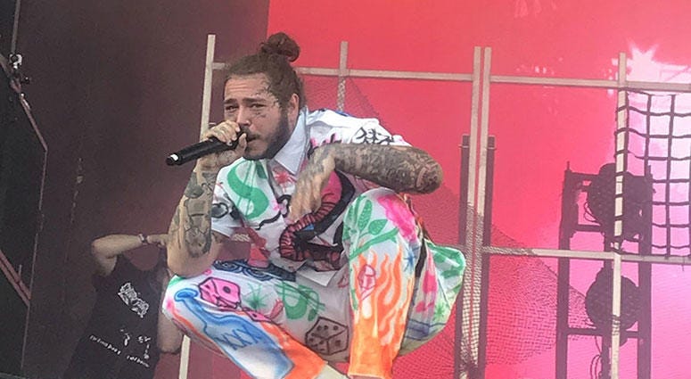Post Malone at Lollapalooza