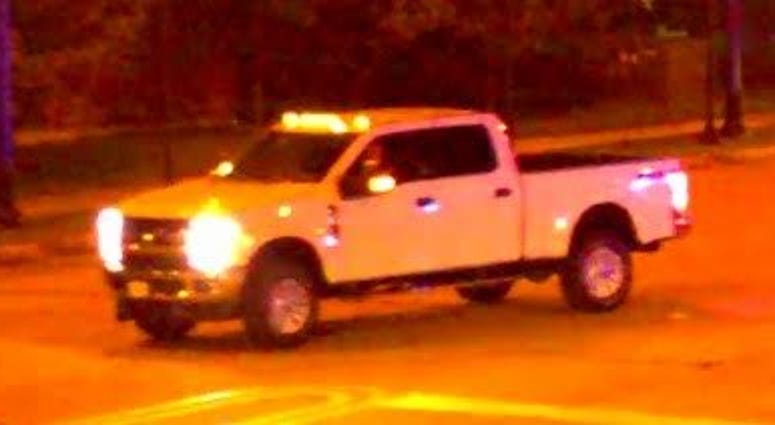 The Ford F-250 pickup truck wanted for a hit-and-run-crash that killed a 59-year-old man in west suburban Lombard. The Ford F-250 pickup truck wanted for a hit-and-run-crash that killed a 59-year-old man in west suburban Lombard.