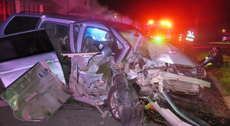 A man is facing DUI charges after a crash that left him and a passenger injured early Monday in Riverside.