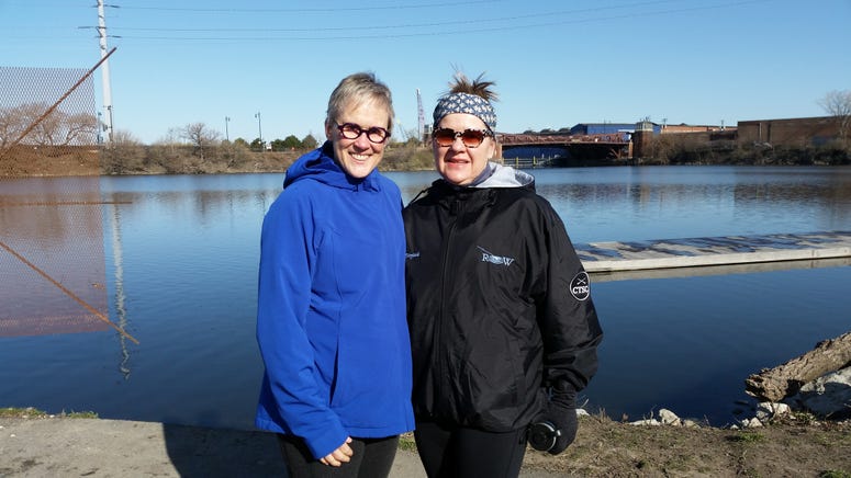 Julie Brown, left and Diane Wojcik