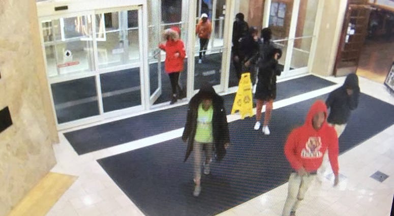 Authorities released surveillance photos of a group of people wanted in connection with purse thefts Oct. 16, 2019, at Northbrook Court, 1515 Lake Cook Road in Northbrook Authorities released surveillance photos of a group of people wanted in connection with purse thefts Oct. 16, 2019, at Northbrook Court, 1515 Lake Cook Road in Northbrook