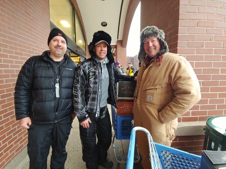 Beer fans at Binny's