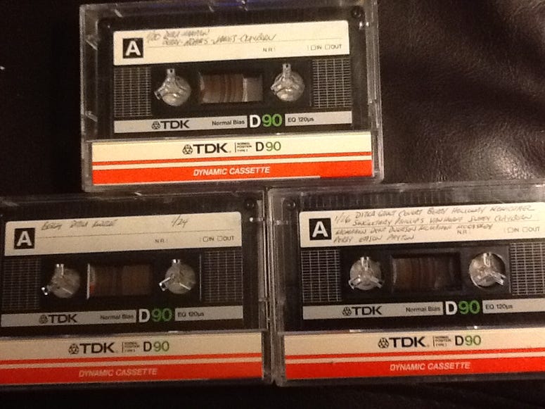 Chris Boden cassette tapes
