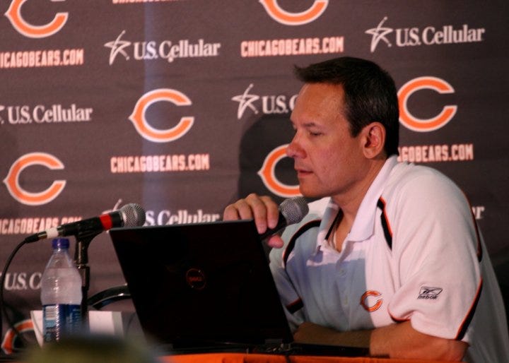 Jeff Joniak, Bears Soldier Field Press Conference