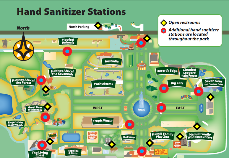 Brookfield Zoo Hand Sanitizing Stations Brookfield Zoo Hand Sanitizing Stations
