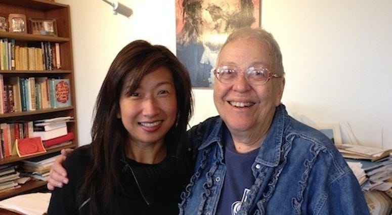 Jennifer Kim Matsuzawa (left) with The People's Music School founder, Rita Simo