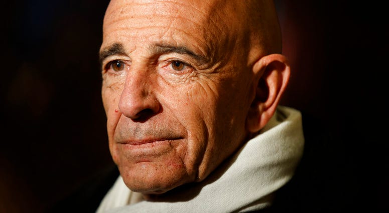 Tom Barrack, chairman of the inaugural committee, speaks with reporters in the lobby of Trump Tower in New York. The Associated Press has learned that investigators working with special counsel Robert Mueller have interviewed Barrack. Tom Barrack, chairman of the inaugural committee, speaks with reporters in the lobby of Trump Tower in New York. The Associated Press has learned that investigators working with special counsel Robert Mueller have interviewed Barrack.