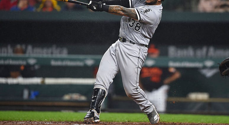 Chicago White Sox Omar Narvaez connects for a two-run home run against the Baltimore Orioles in the third inning of a baseball game, Friday, Sept. 14, 2018, in Baltimore. (AP Photo/Gail Burton) Chicago White Sox Omar Narvaez connects for a two-run home run against the Baltimore Orioles in the third inning of a baseball game, Friday, Sept. 14, 2018, in Baltimore. (AP Photo/Gail Burton)