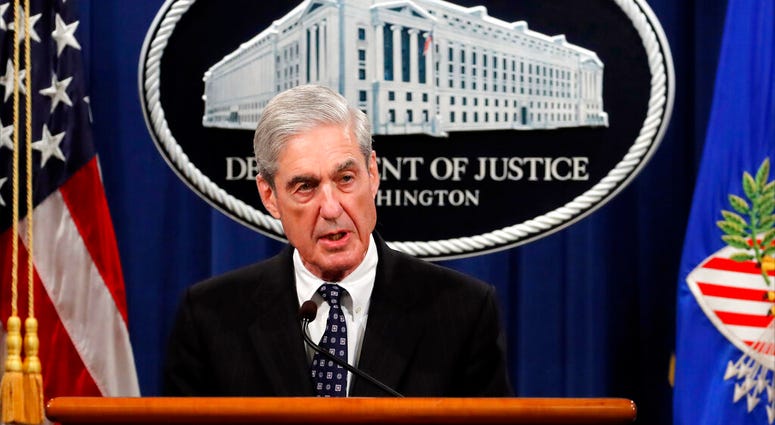 Special counsel Robert Muller speaks at the Department of Justice Wednesday, May 29, 2019, in Washington, about the Russia investigation. Special counsel Robert Muller speaks at the Department of Justice Wednesday, May 29, 2019, in Washington, about the Russia investigation.