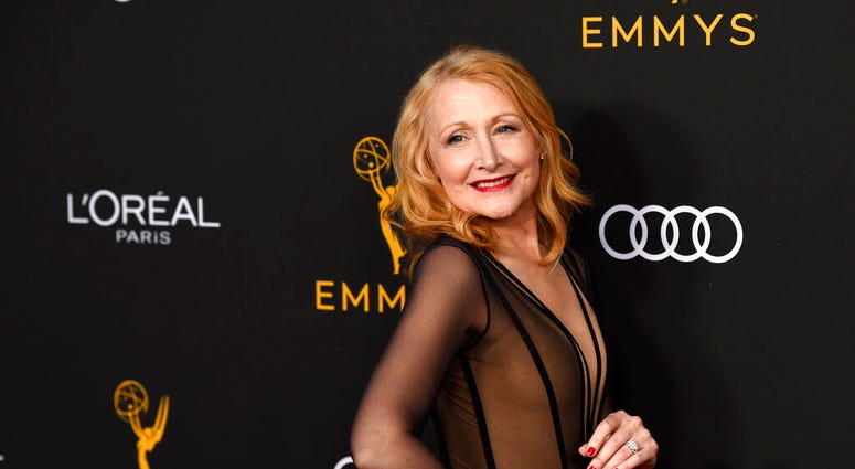 Actress Patricia Clarkson poses at the Performers Nominee Reception for Sunday's 71st Primetime Emmy Awards, Friday, Sept. 20, 2019, in Beverly Hills, Calif. Actress Patricia Clarkson