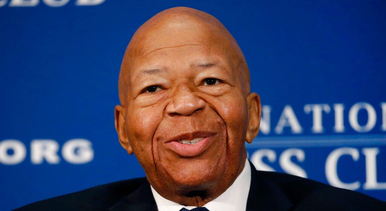 In this Aug. 7, 2019, file photo, Rep. Elijah Cummings, D-Md., speaks during a luncheon at the National Press Club in Washington. In this Aug. 7, 2019, file photo, Rep. Elijah Cummings, D-Md., speaks during a luncheon at the National Press Club in Washington.