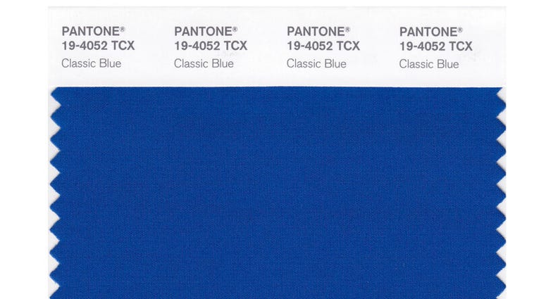This image released by Pantone shows a classic blue color swatch. The Pantone Color Institute has named Classic Blue as its color of the year for 2020. This image released by Pantone shows a classic blue color swatch. The Pantone Color Institute has named Classic Blue as its color of the year for 2020.