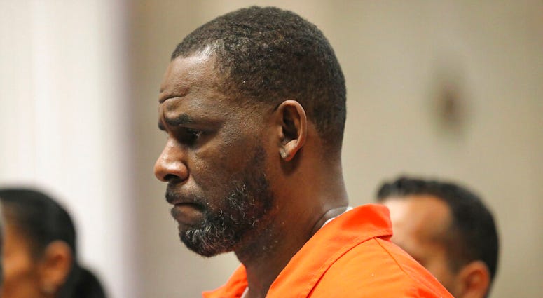 In this Sept. 17, 2019 file photo, R. Kelly appears during a hearing at the Leighton Criminal Courthouse in Chicago. In this Sept. 17, 2019 file photo, R. Kelly appears during a hearing at the Leighton Criminal Courthouse in Chicago.