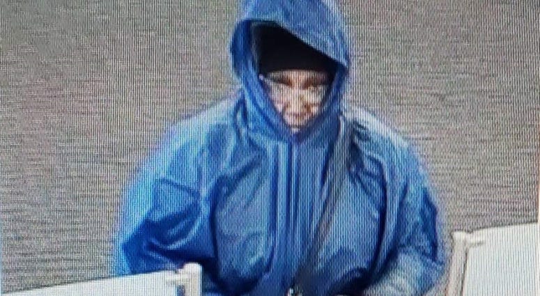Surveillance image of the suspect in a robbery April 29, 2019, at the Huntington Bank branch at 10240 S. Cicero Ave. in Oak Lawn. Surveillance image of the suspect in a robbery April 29, 2019, at the Huntington Bank branch at 10240 S. Cicero Ave. in Oak Lawn.