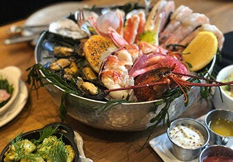 Columbus Tap Seafood Platter Columbus Tap Seafood Platter
