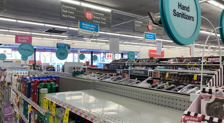 CVS Out Of Sanitizer Coronavirus
