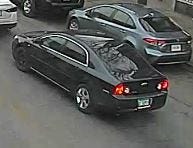 Police are looking for a black Chevrolet Malibu involved in a hit-and-run Dec. 28, 2019. Police are looking for a black Chevrolet Malibu involved in a hit-and-run Dec. 28, 2019.