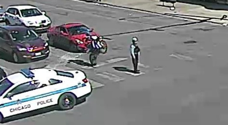 Bike Hits Cop