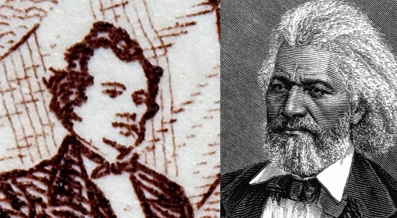 Stephan Douglas And Frederick Douglass