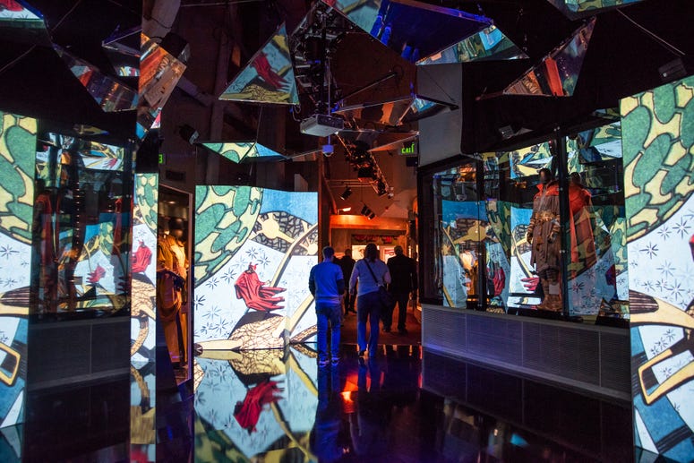 Dr. Strange Mirror Room at Marvel: Universe of Super Heroes exhibit Dr. Strange Mirror Room at Marvel: Universe of Super Heroes exhibit