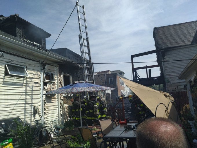 Fire crews responded July 1, 2020, to a fire in the 2400 block of North Mason Avenue. Fire crews responded July 1, 2020, to a fire in the 2400 block of North Mason Avenue.