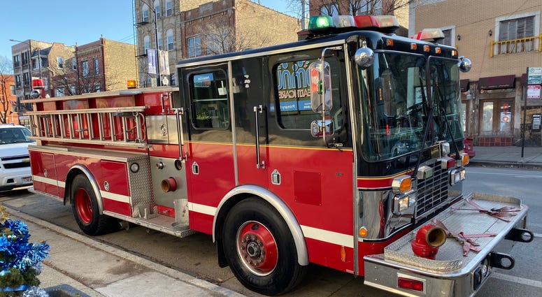 Chicago Donates Fire Engine, Ambulance Fire Engine