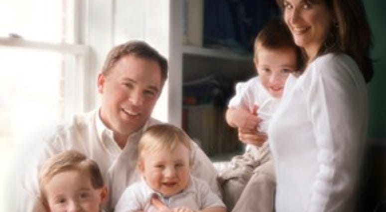 Bob and Sonya Evanosky and their three sons: John and Christopher, who are identical twins, and Jack, who is 26 months younger. All three boys were diagnosed with a fatal genetic disease known as metachromatic leukodystrophy (MLD) in early 2005
