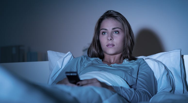 TV in bed TV in bed