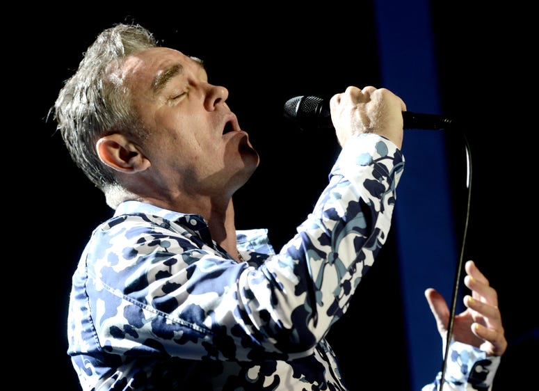 Singer Morrissey performs at Hollywood High School on March 2, 2013 in Los Angeles, California. Singer Morrissey performs at Hollywood High School on March 2, 2013 in Los Angeles, California.