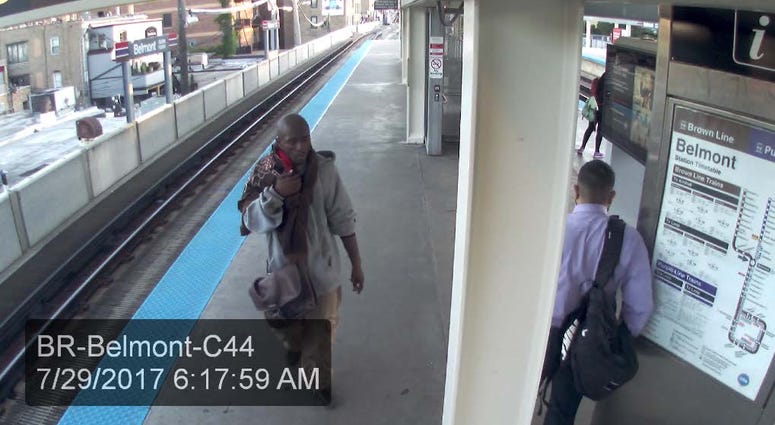 Surveillance video shows Jordan Watkins allegedly carrying an AK-47 on the CTA’s Belmont platform in 2017. Surveillance video shows Jordan Watkins allegedly carrying an AK-47 on the CTA’s Belmont platform in 2017.