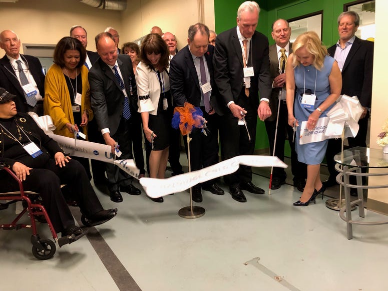 The Chicago Lighthouse, an organization that serves the visually impaired and disabled, held a ribbon-cutting ceremony Wednesday for the renovation and expansion of its state-of-the-art, fully accessible UI Health Customer Care Center. The Chicago Lighthouse, an organization that serves the visually impaired and disabled, held a ribbon-cutting ceremony Wednesday for the renovation and expansion of its state-of-the-art, fully accessible UI Health Customer Care Center.