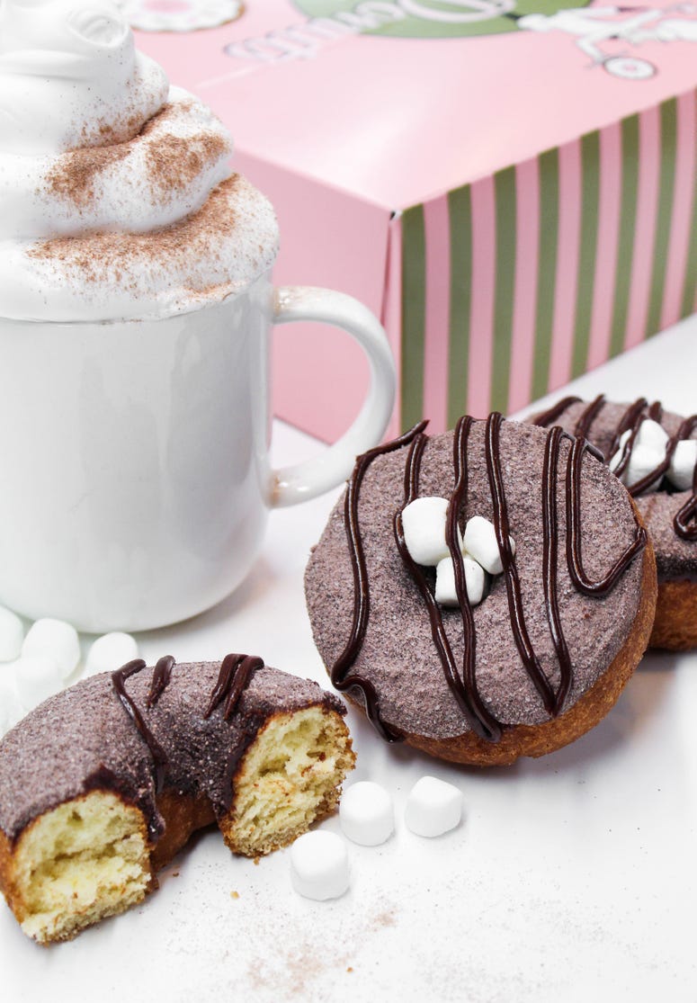 Stan's Donuts Mexican Hot Chocolate and Mexican Hot Chocolate Donut Stan's Donuts Mexican Hot Chocolate and Mexican Hot Chocolate Donut