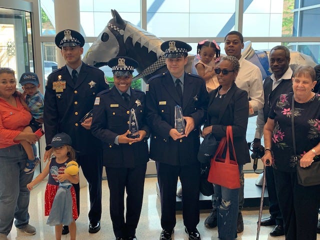 Three Chicago Police Officers are being honored for saving the life of an 8 year old boy. Three Chicago Police Officers are being honored for saving the life of an 8 year old boy.