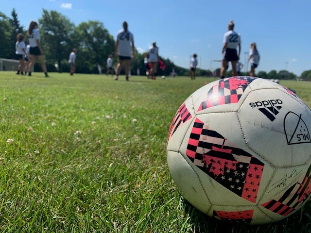 Four young women from the Chicago suburbs are heading to the World Cup of Youth Soccer. Four young women from the Chicago suburbs are heading to the World Cup of Youth Soccer.