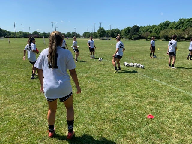 Four young women from the Chicago suburbs are heading to the World Cup of Youth Soccer. Four young women from the Chicago suburbs are heading to the World Cup of Youth Soccer.