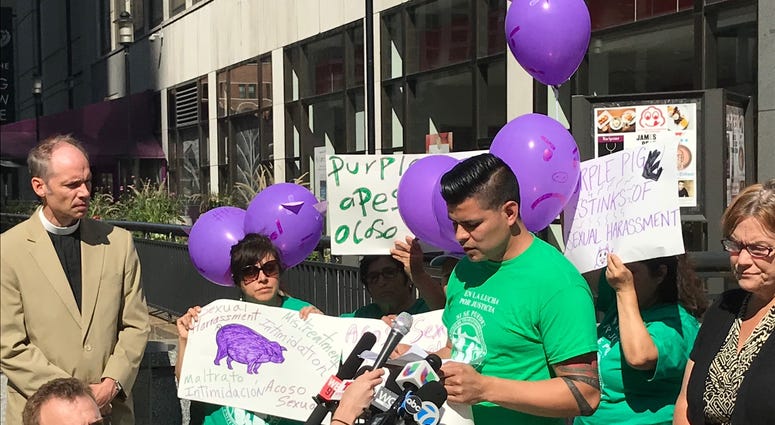 Purple Pig Protest