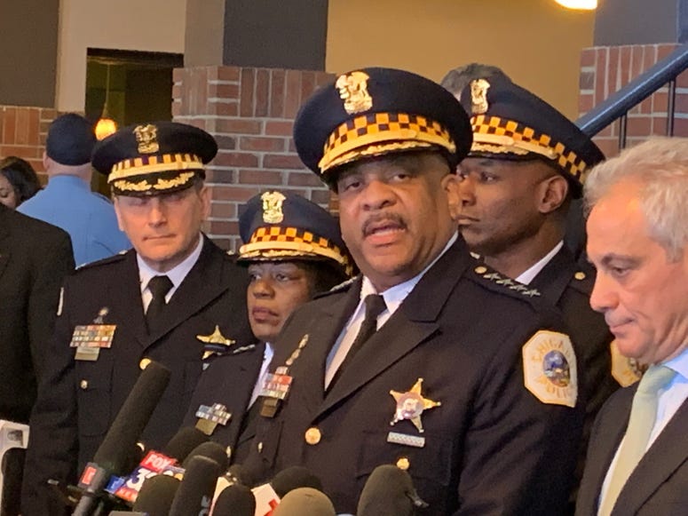 Johnson addressed the media Tuesday at Navy Pier after hearing the charges were dropped. Johnson addressed the media Tuesday at Navy Pier after hearing the charges were dropped.