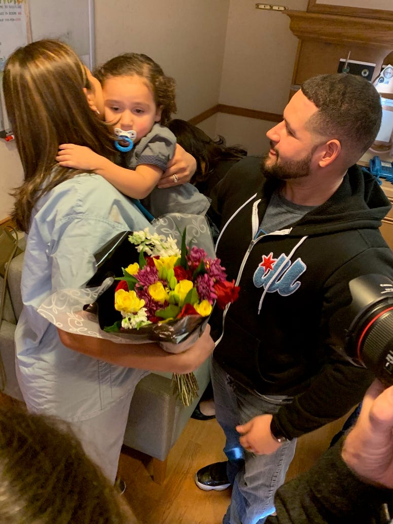 A Chicago mother issues a desperate plea on social media to find the nurse who saved her son's life shortly after he was born. Today, an emotional reunion nearly three years in the making.