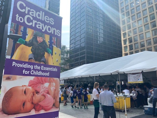 Cradles 2 Crayons Hosts Fourth Annual Backpack-A-Thon At Daley Plaza Cradles 2 Crayons Hosts Fourth Annual Backpack-A-Thon At Daley Plaza