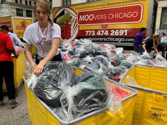 Cradles 2 Crayons Hosts Fourth Annual Backpack-A-Thon At Daley Plaza Cradles 2 Crayons Hosts Fourth Annual Backpack-A-Thon At Daley Plaza