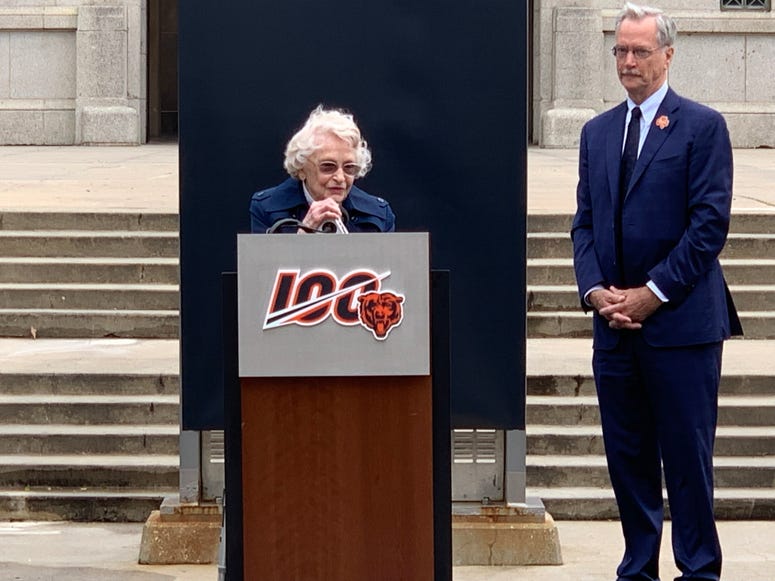 Bears owner Virginia Halas McCaskey, Halas’ daughter. Bears owner Virginia Halas McCaskey, Halas’ daughter.
