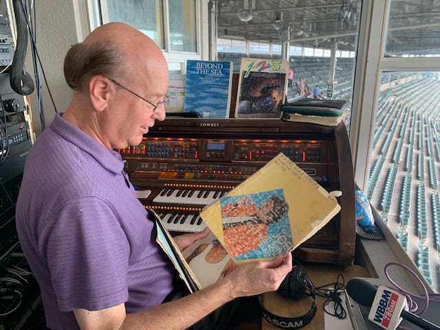 It's the Saturday of the last regular season home stand and Gary Pressy goes through some of his sheet music, some torn, worn and tattered, some more than 50-years old. It's the Saturday of the last regular season home stand and Gary Pressy goes through some of his sheet music, some torn, worn and tattered, some more than 50-years old.