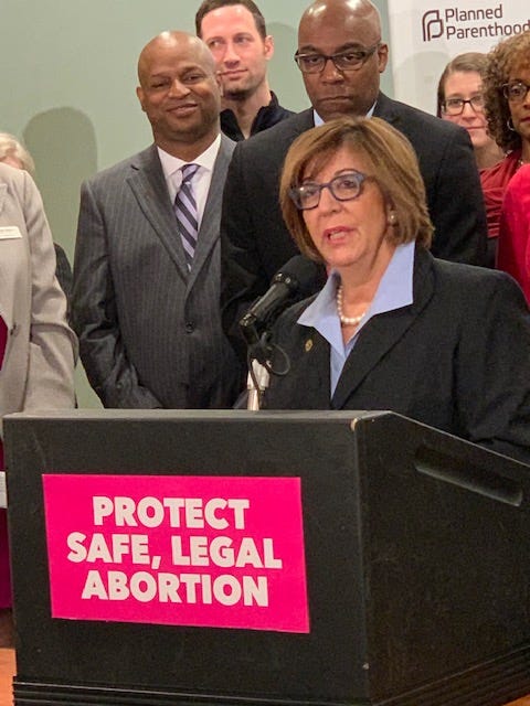 Representative Sara Feigenholtz, the House chief co-sponsor of HB 40, said the law also removed a trigger provision in Illinois law which would have criminalized abortion if Roe v. Wade was overturned.