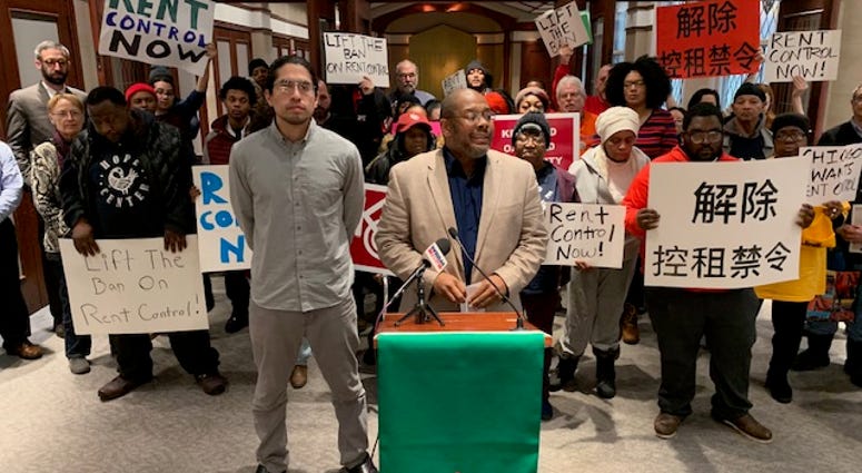 The push for rent control in Illinois continues.