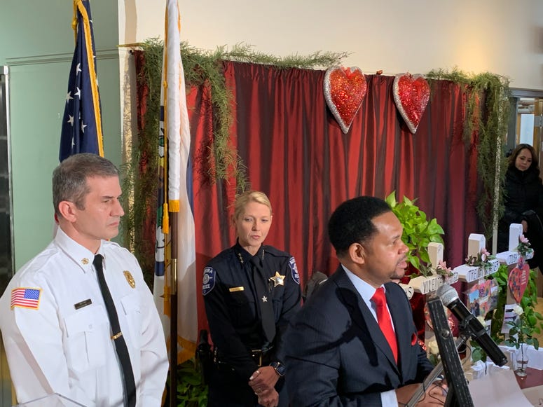Flags will fly at half-staff on Saturday in Aurora in remembrance of the one-year anniversary of the Pratt Company mass shooting which left five employees dead and six police officers wounded or injured. Flags will fly at half-staff on Saturday in Aurora in remembrance of the one-year anniversary of the Pratt Company mass shooting which left five employees dead and six police officers wounded or injured.