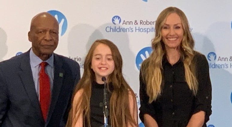 An 11 year old Downers Grove girl who received a new heart last year at Lurie Children's hospital is the star of a new organ donation campaign. An 11 year old Downers Grove girl who received a new heart last year at Lurie Children's hospital is the star of a new organ donation campaign.