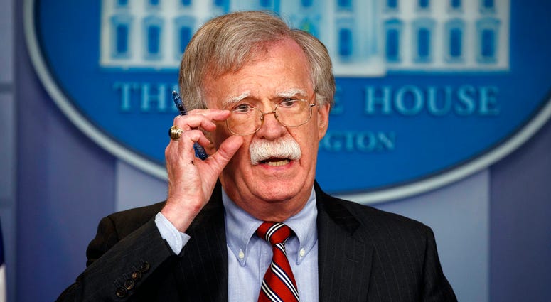 National security adviser John Bolton speaks during the daily press briefing at the White House, Thursday, Aug. 2, 2018, in Washington. National security adviser John Bolton speaks during the daily press briefing at the White House, Thursday, Aug. 2, 2018, in Washington.