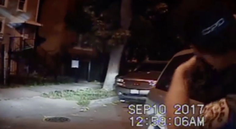 A Chicago police officer opens fire after a driver pinned him against his SUV during a September encounter on the Northwest Side. A Chicago police officer opens fire after a driver pinned him against his SUV during a September encounter on the Northwest Side.
