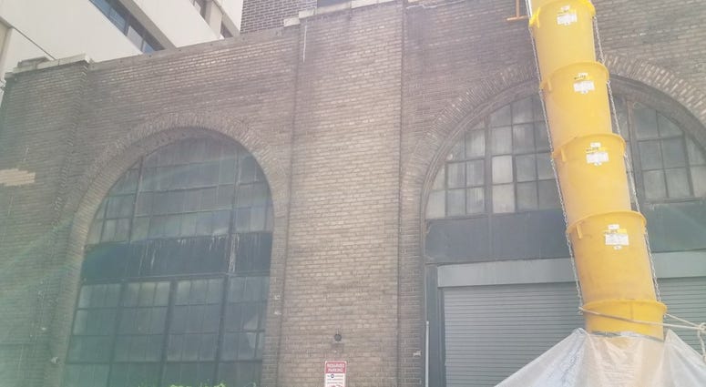 Three workers were hurt in a fire Tuesday morning at an electrical substation in the Loop.